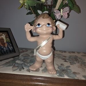 Happy New Year Baby Figurine